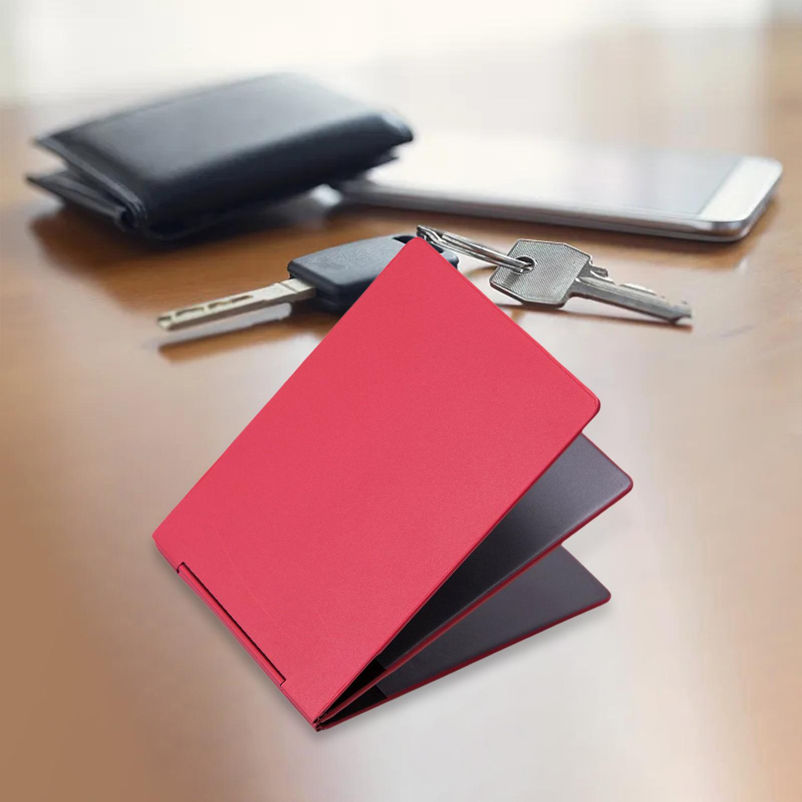 Generic Car Registration and Insurance Holder Simple for Business Cards Red