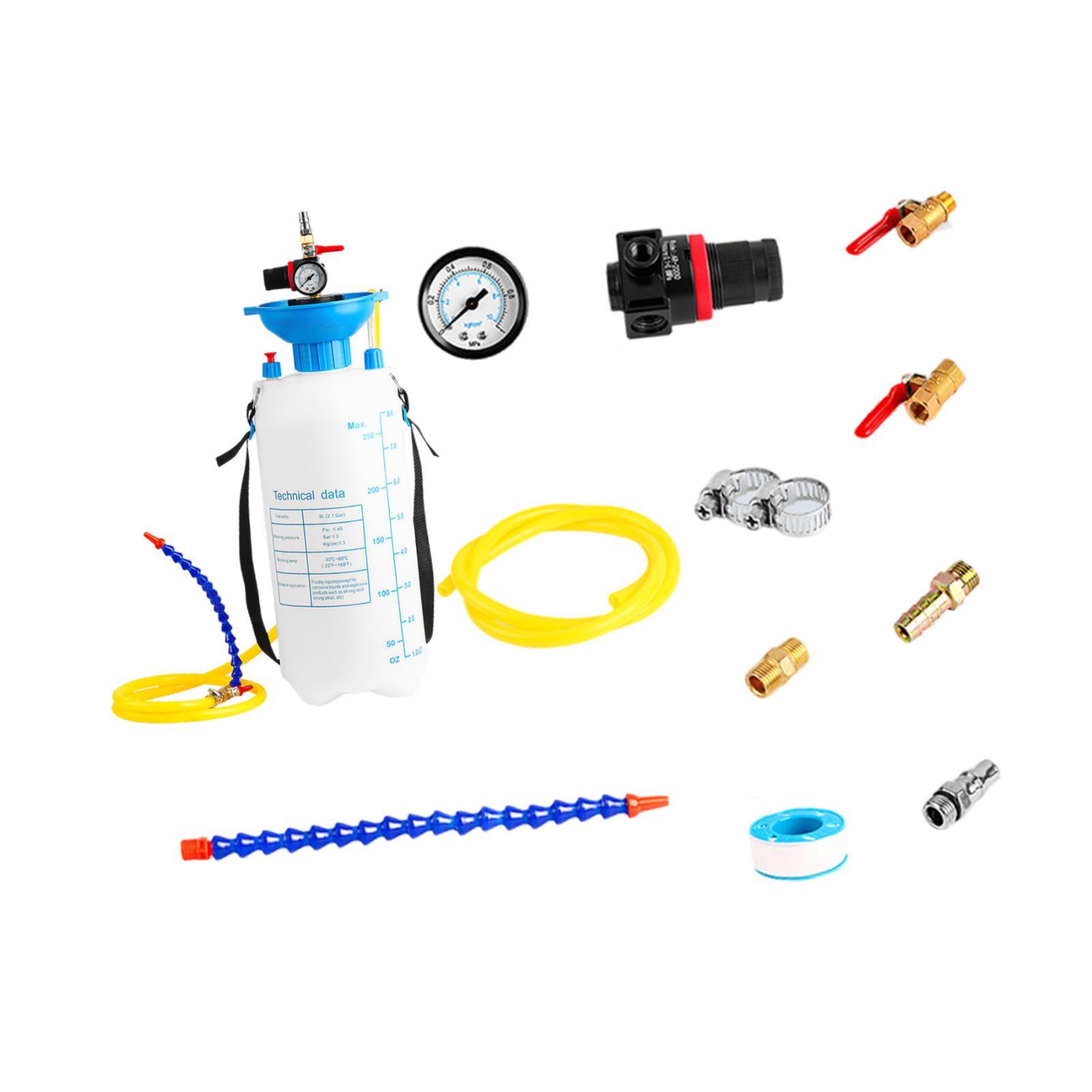 Pneumatic Transmission Fluid Pump Atf Refills Oil Fluid Extractor Dispenser 8L