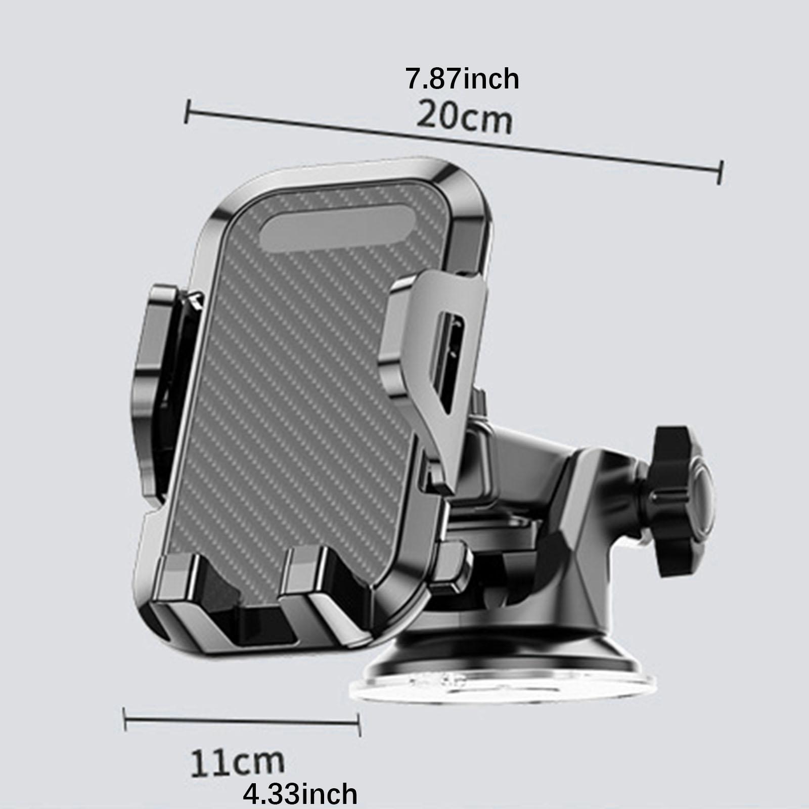 Strong Suction Car Phone Mount Versatile Accessories Simple Assembly Generic