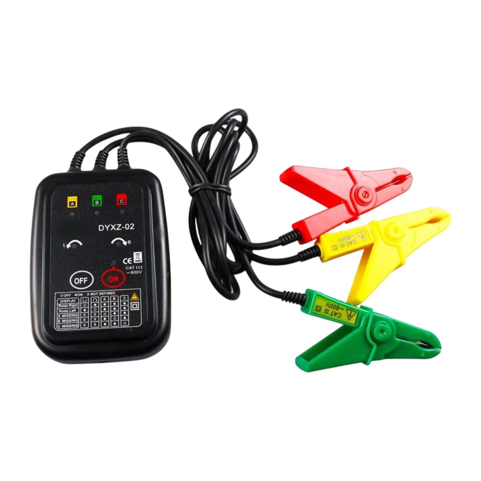 Phase Sequence Meter Phase Detector for Household Appliance Maintenance DYXZ 02