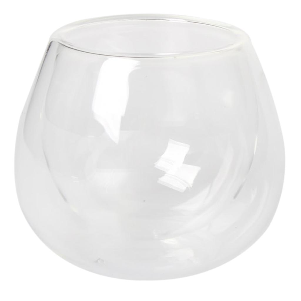 Transparent Heat Insulation Anti-scald Double-layer Glass Clear Water Cup