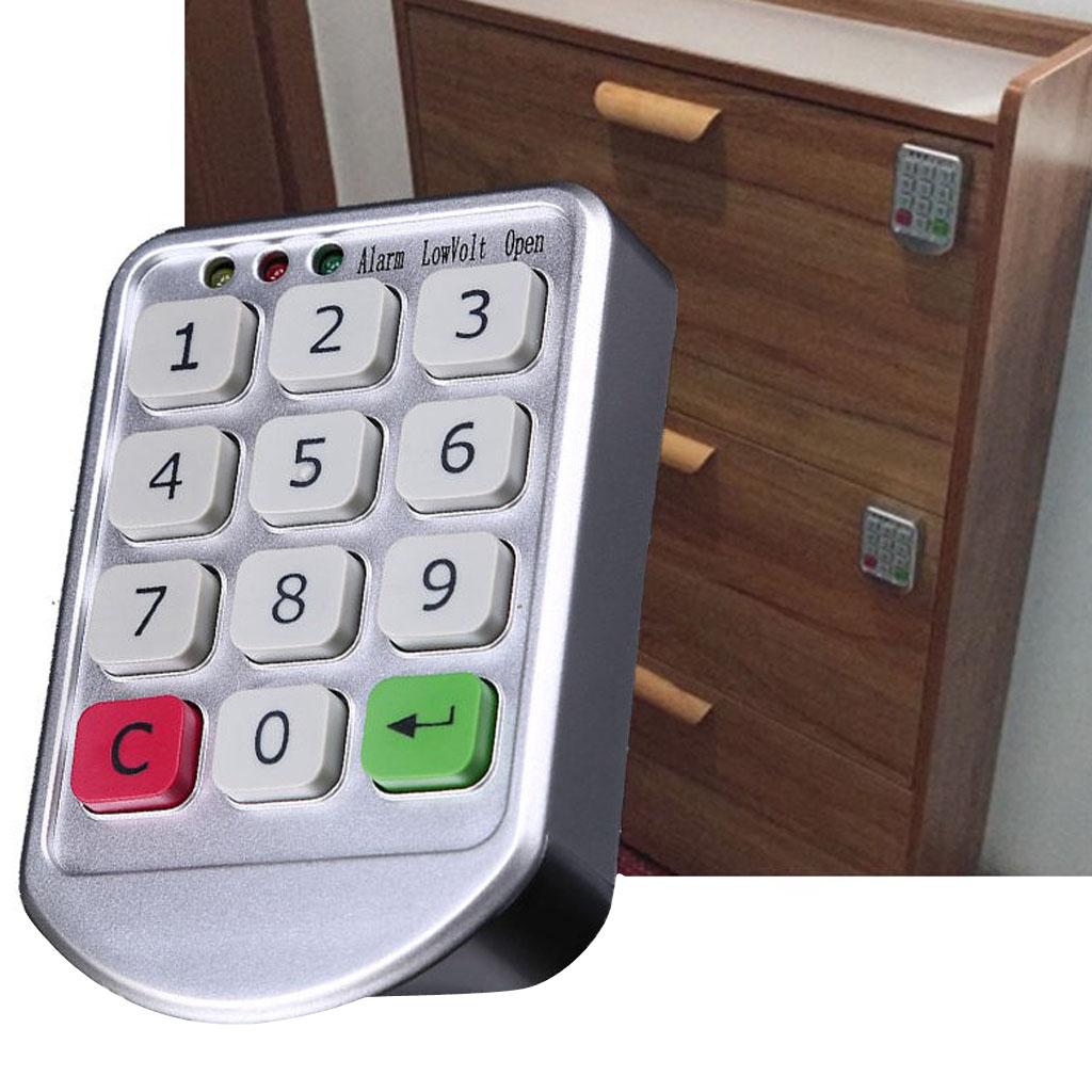 Keyless Electronic Locker Lock Password Keypad Security Cabinet Smart Lock