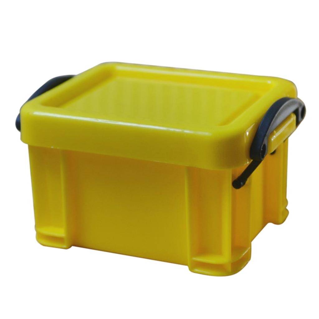 Mini Lock Box Super Cute Storage Boxes Organizer for Jewelry Yellow