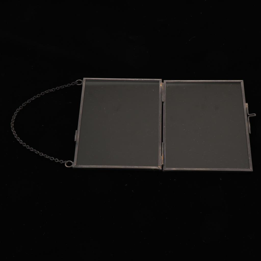 double sided frame with glass