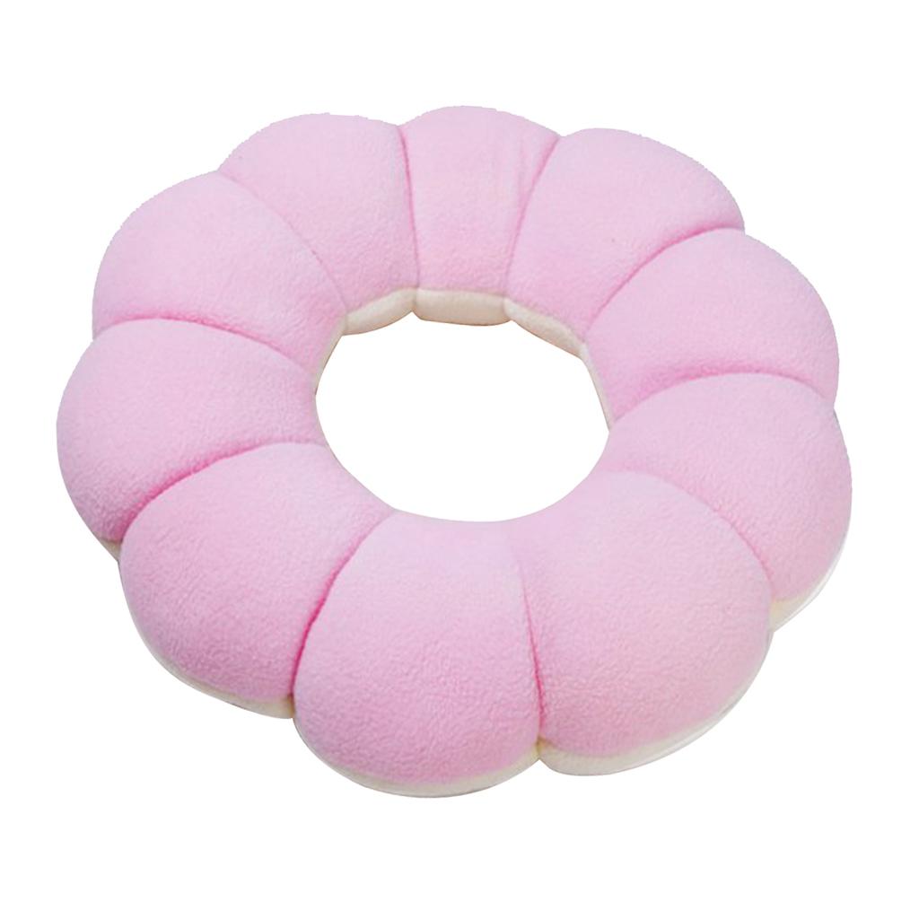 Creative Donuts Lovely Sun Flower Shaped Donut Ring Seat Cushion Pink