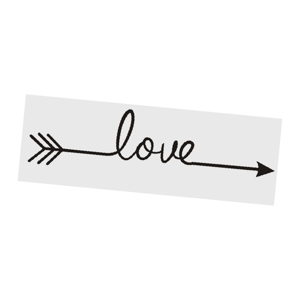 LOVE Wall Sticker Wallpaper Wedding Backdrop Sticker Mural Wall Poster Black