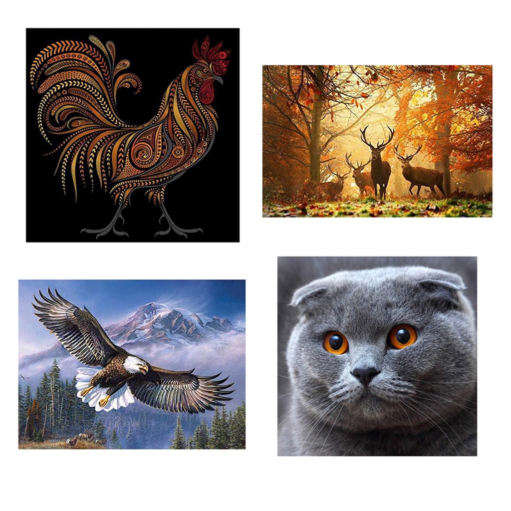 DIY Animal Craft 5D Diamond Painting Embroidery Cross Stitch Kits Rooster