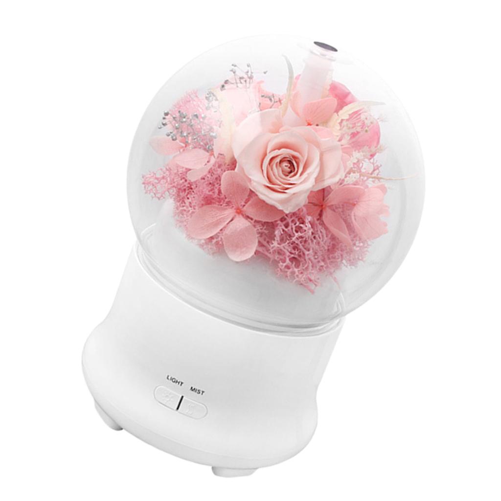 Flower Decor Aromatherapy Machine Mini Night Light Humidifier A