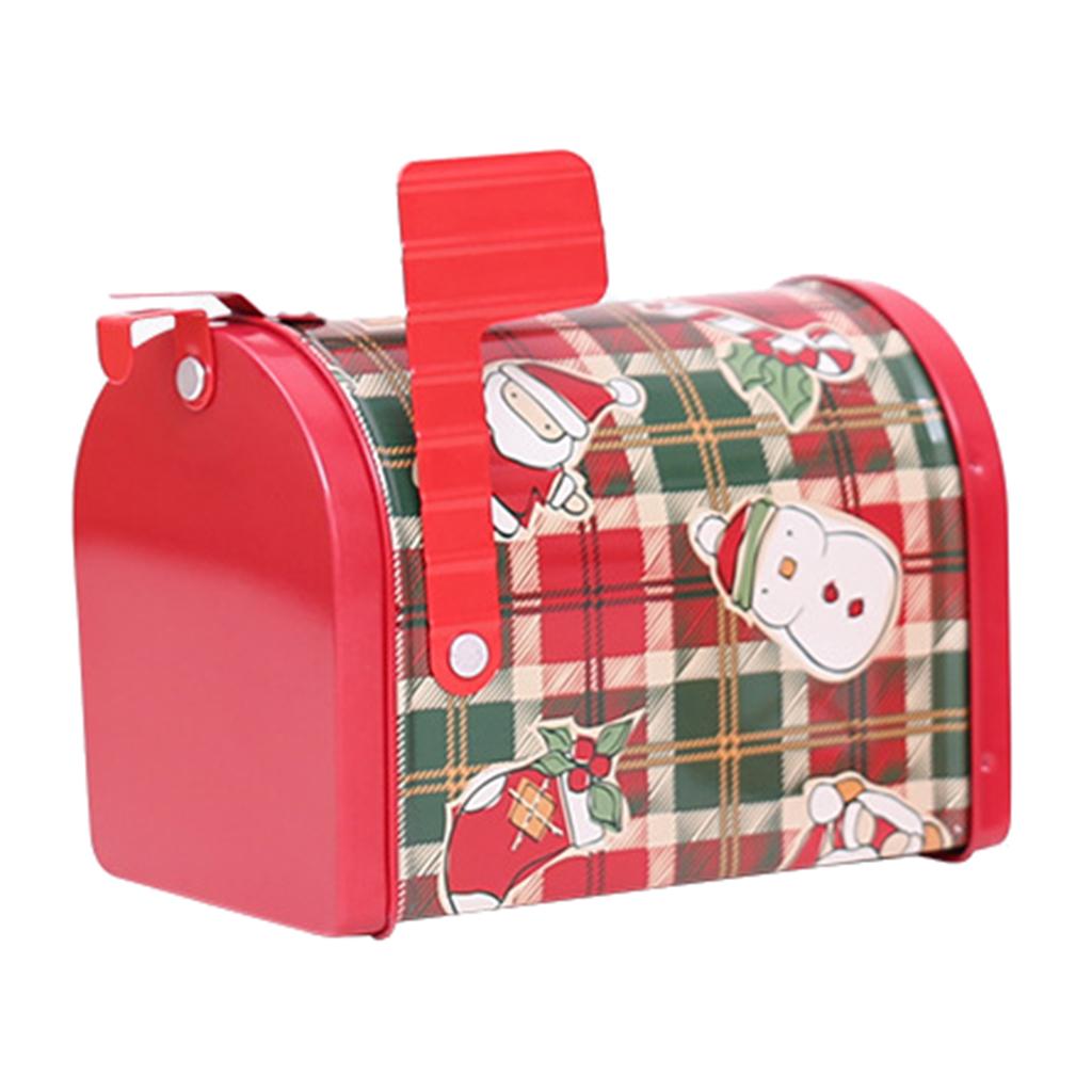 Christmas Decorations Creative Iron Mail/Letter/Post/Newspaper Holder Box Cartoon Grid