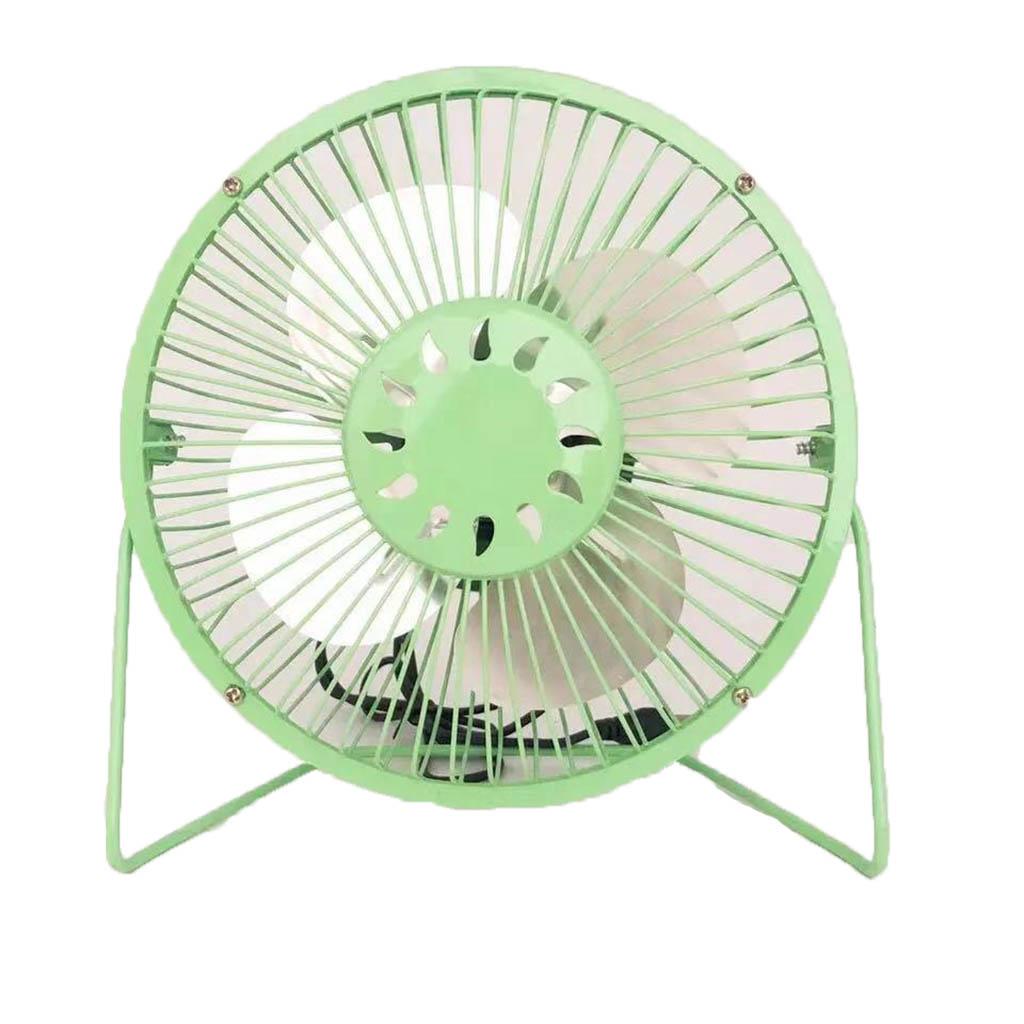 Portable USB Personal Fan Quiet Desk Fan Mini Handheld Fan Green