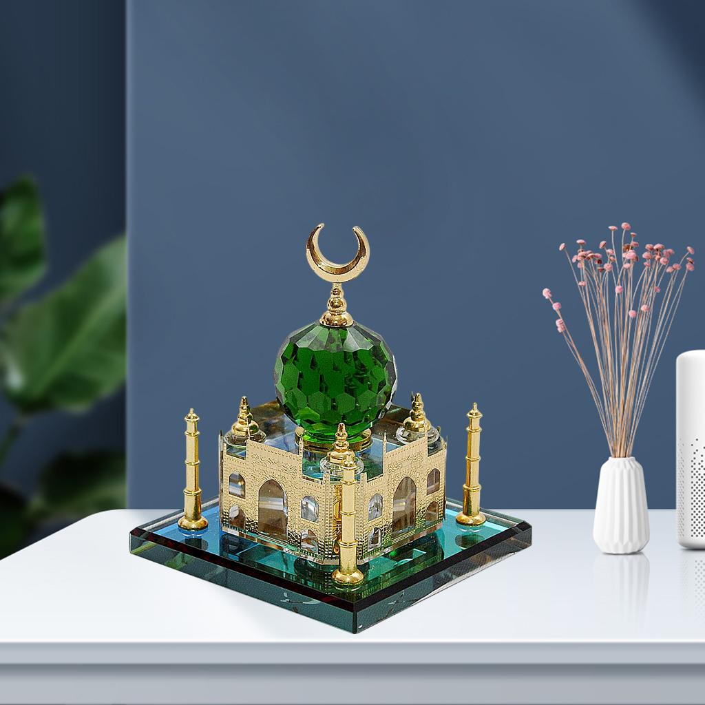 3D Crystal Taj Miniature Model Figurine Building Replica Showpiece Statue