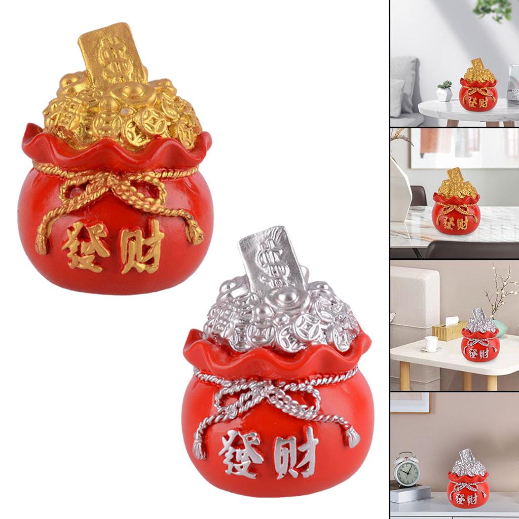Flower Vase Money Bag Statue  Planter Pot Dorm Savings Flower Arrangement