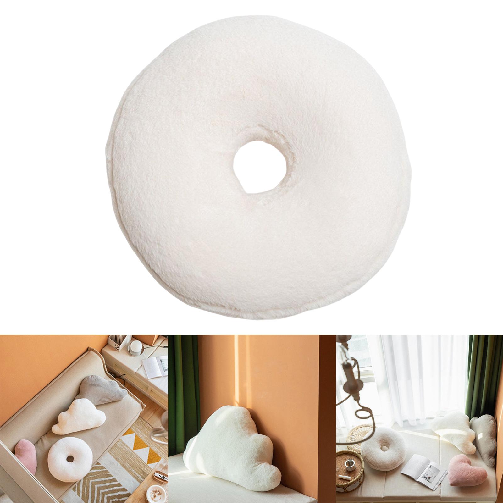 Plush Throw Pillows Filled Cute Decorative Pillow for Couch Bed Donut
