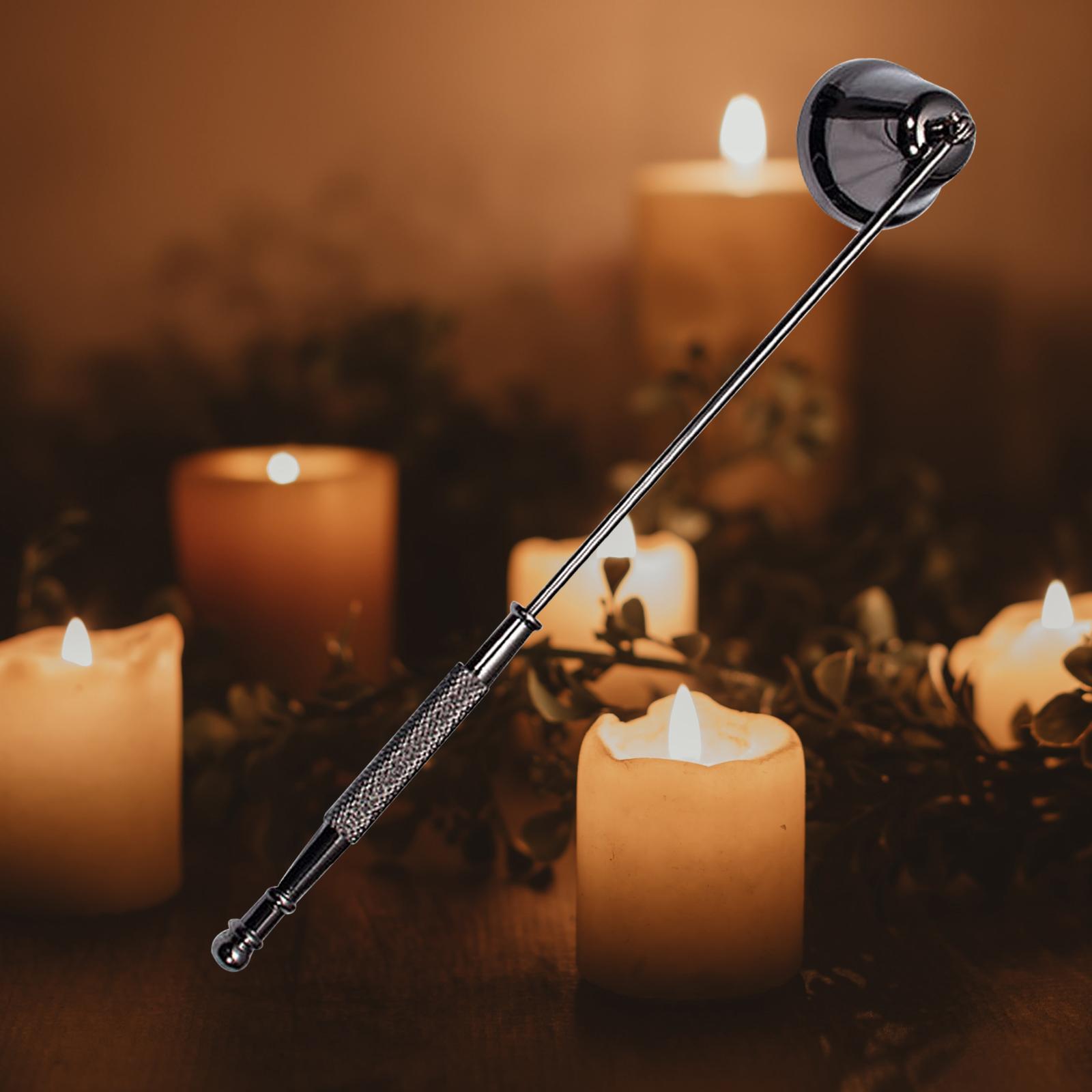 Stainless Steel Candle Snuffer Bell Shaped Extinguisher Home Accessories