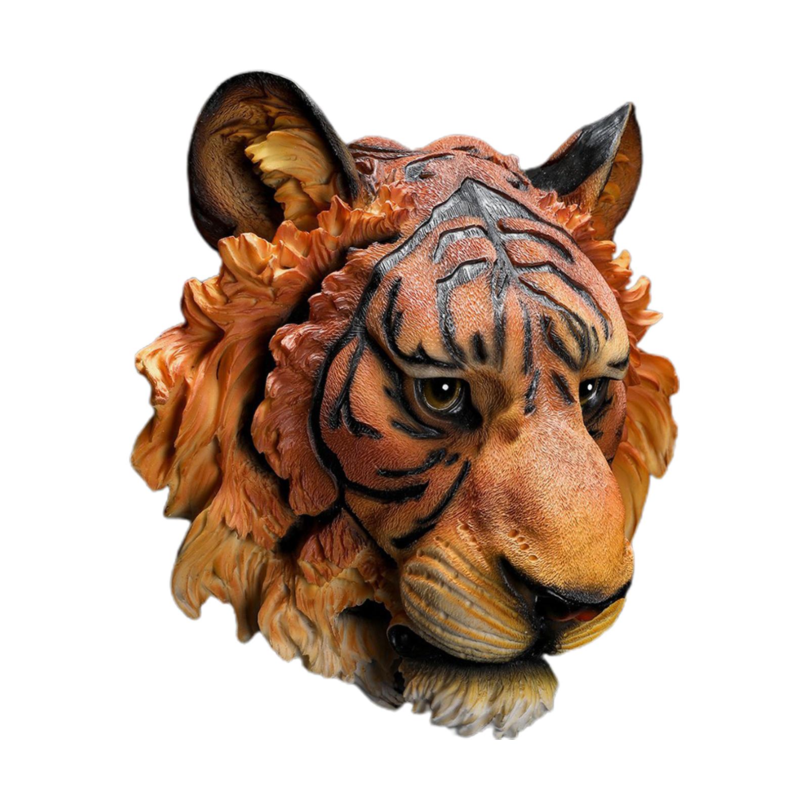 Tiger Head Wall Sculpture