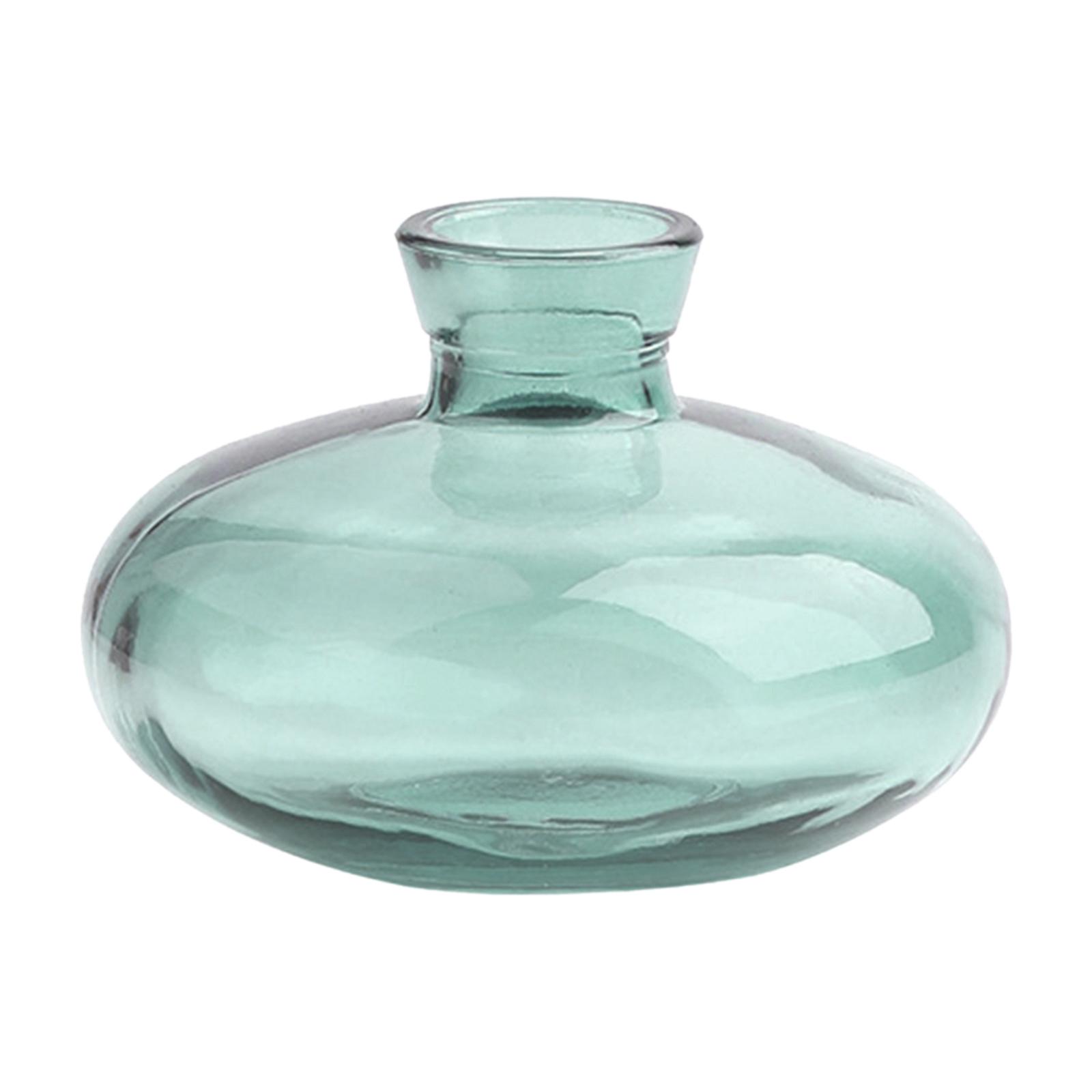 Transparent Flower Vase Green