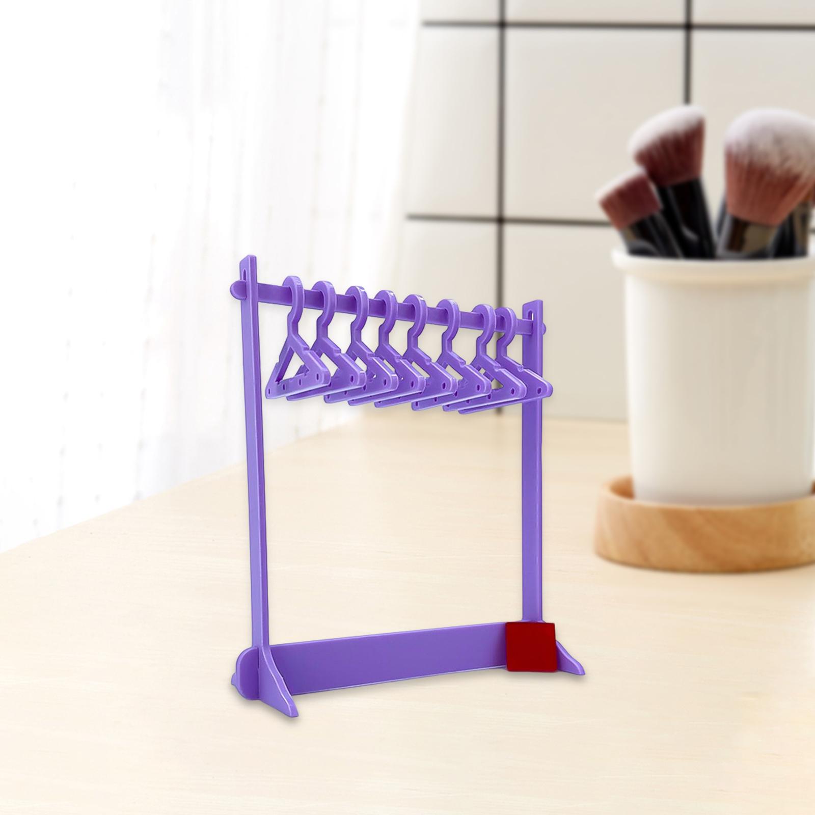 Cute Earring Display Stand Hanger Rack Style Acrylic Jewelry Display Holder Violet