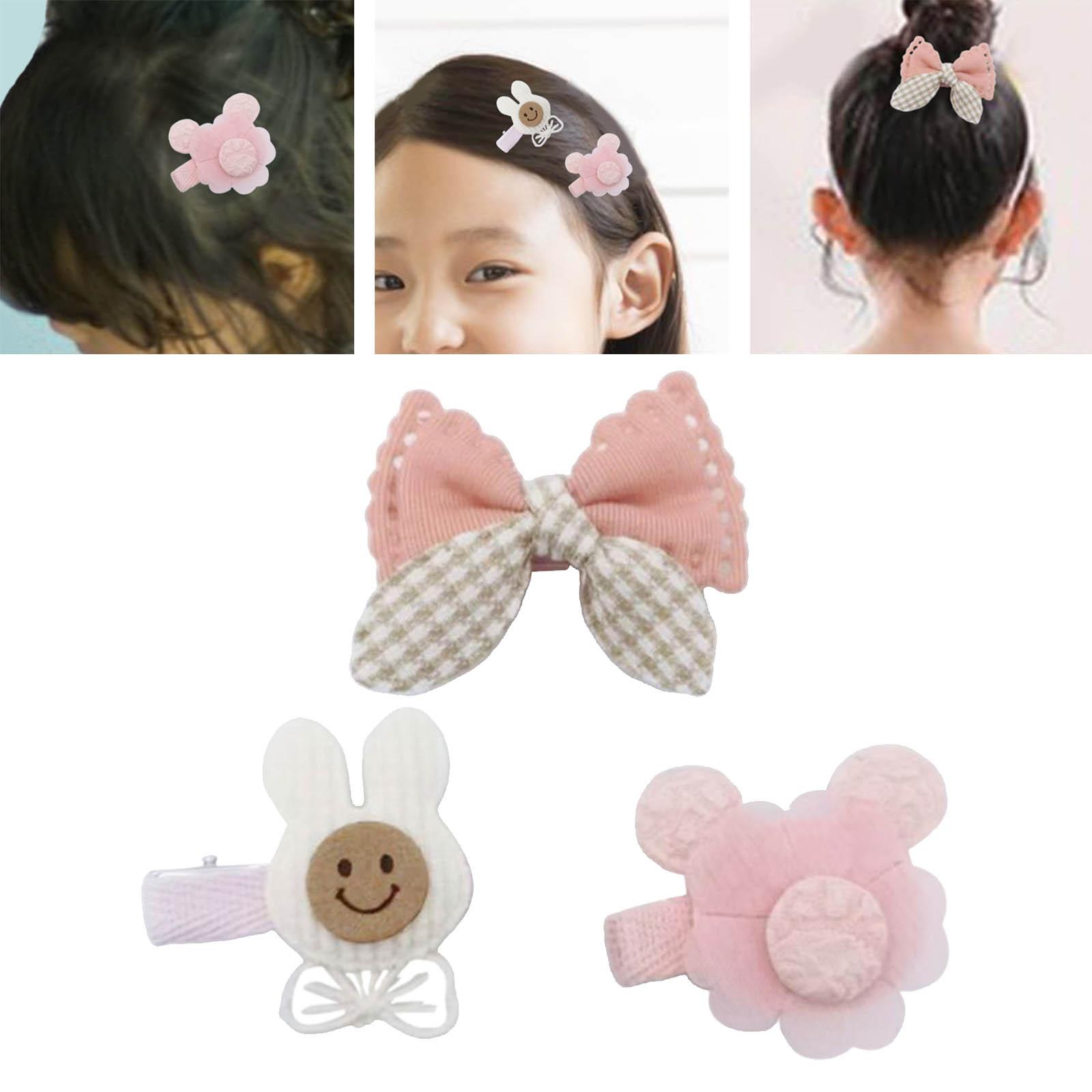 3Pcs Cute Cartoon Hair Clips for Girls Hair Barrettes Hairpins Headwear