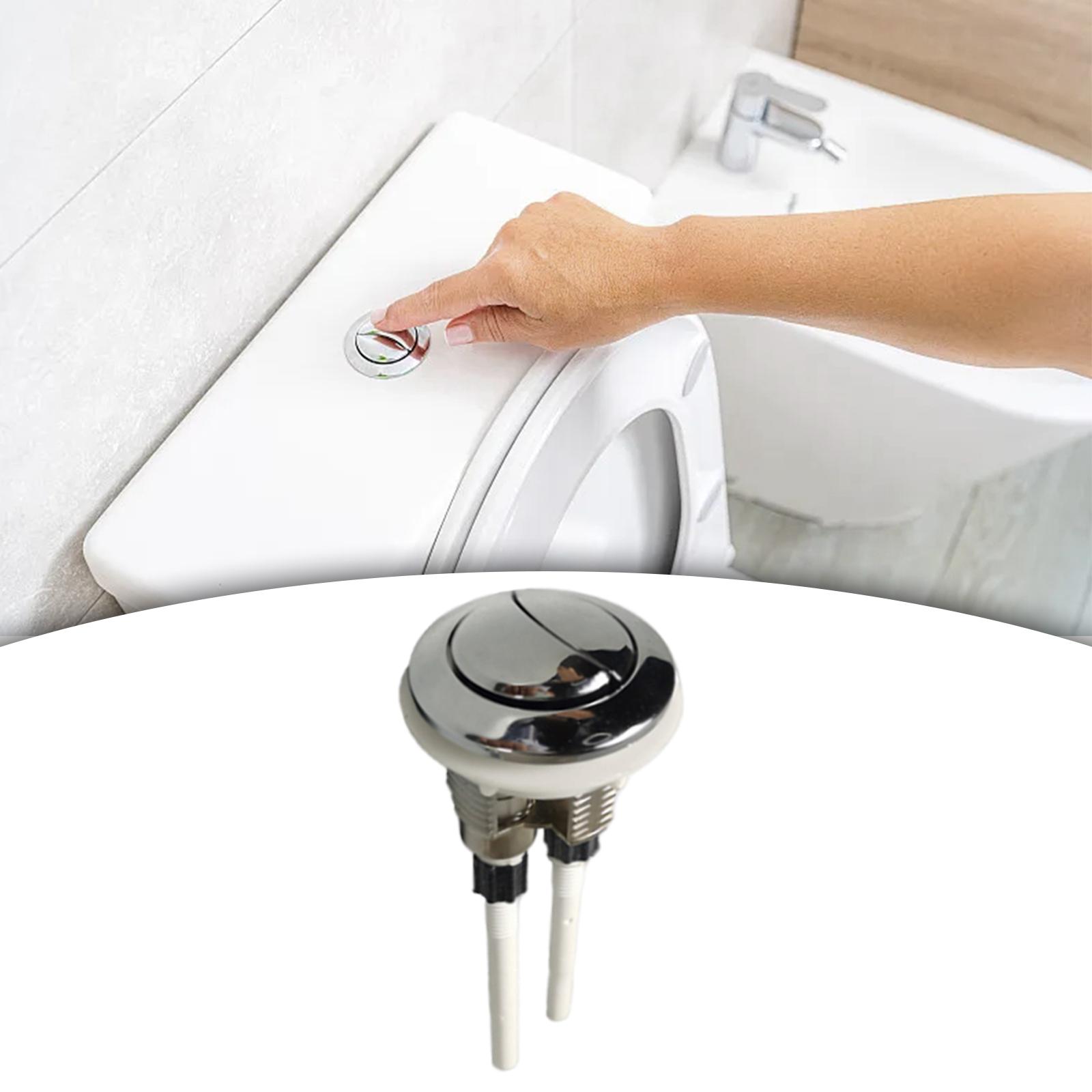 Toilet Dual Flushs Button Toilet Cistern Flush Flushing Replacement 38mm