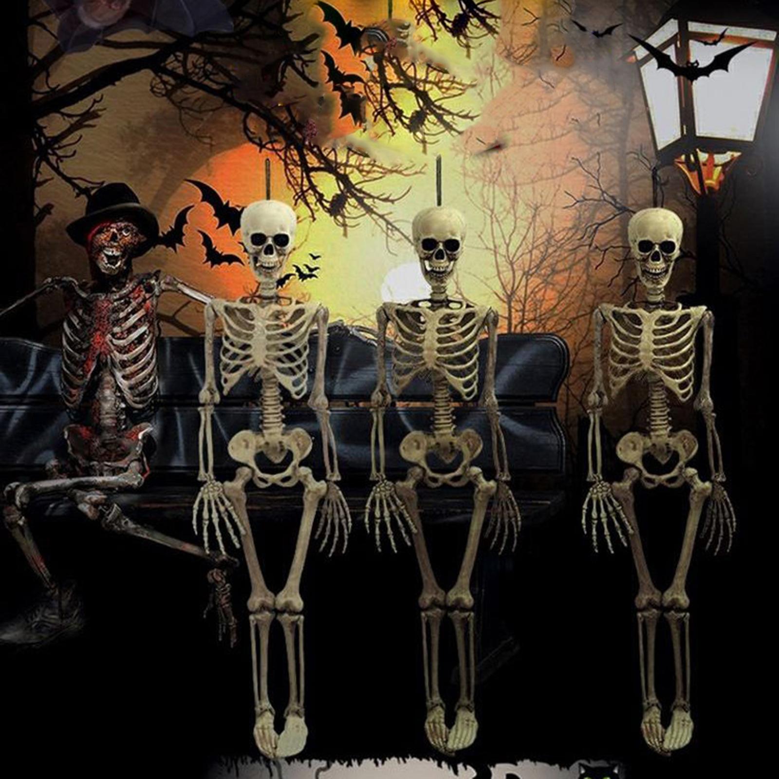 Halloween Skeleton Decoration Hanging Ornament Spooky Skeleton Pendant Decor