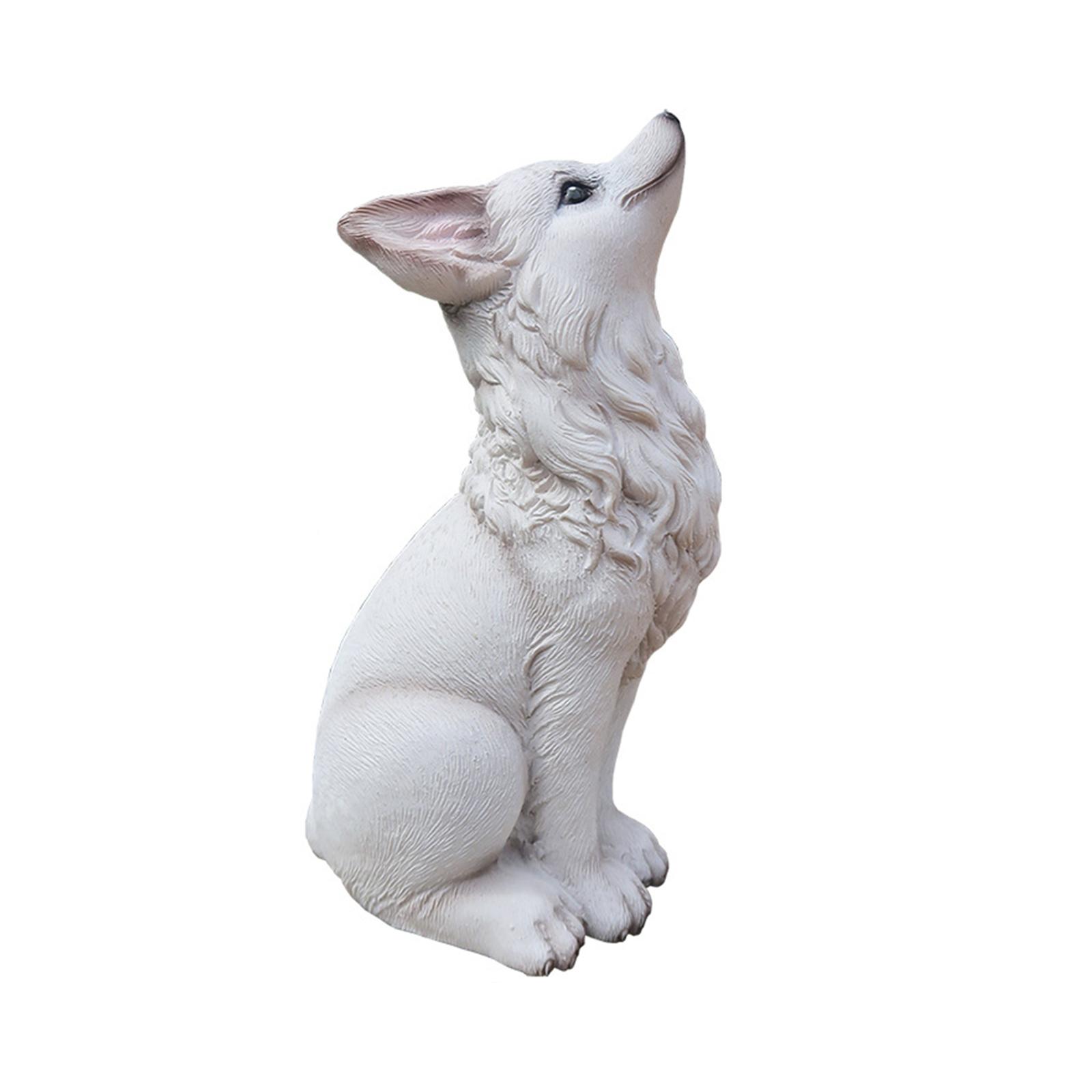 Fox Figurine White