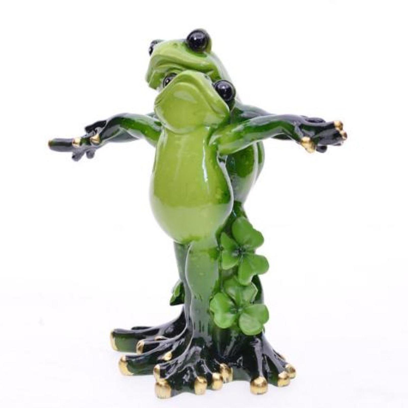 Couple Frog Statue Entryway Table Centerpiece Indoor Lovers Wedding Ornament Hug