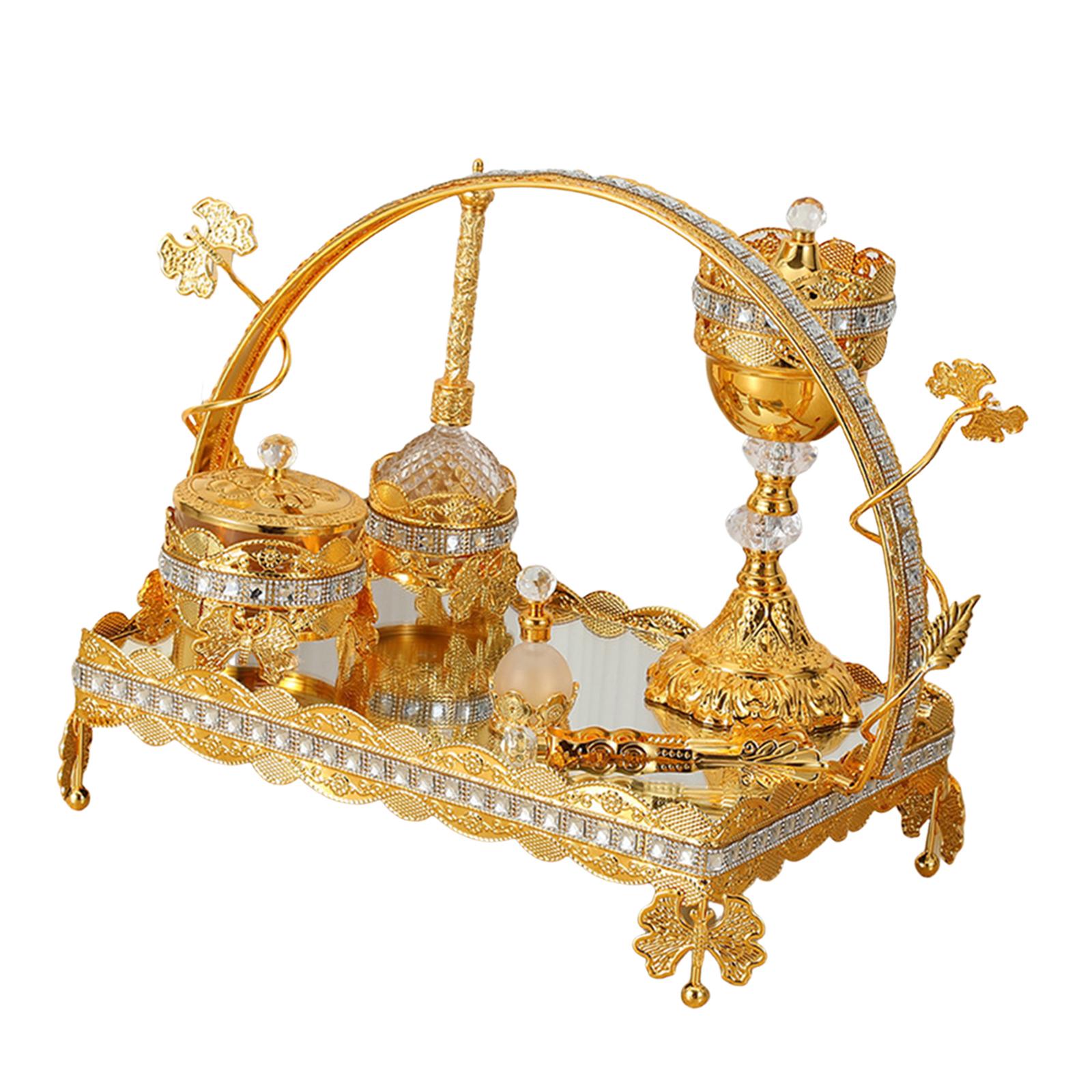 6Pieces Incense Burner Decor Arabian Incense Holder for Desktop Gifts Office