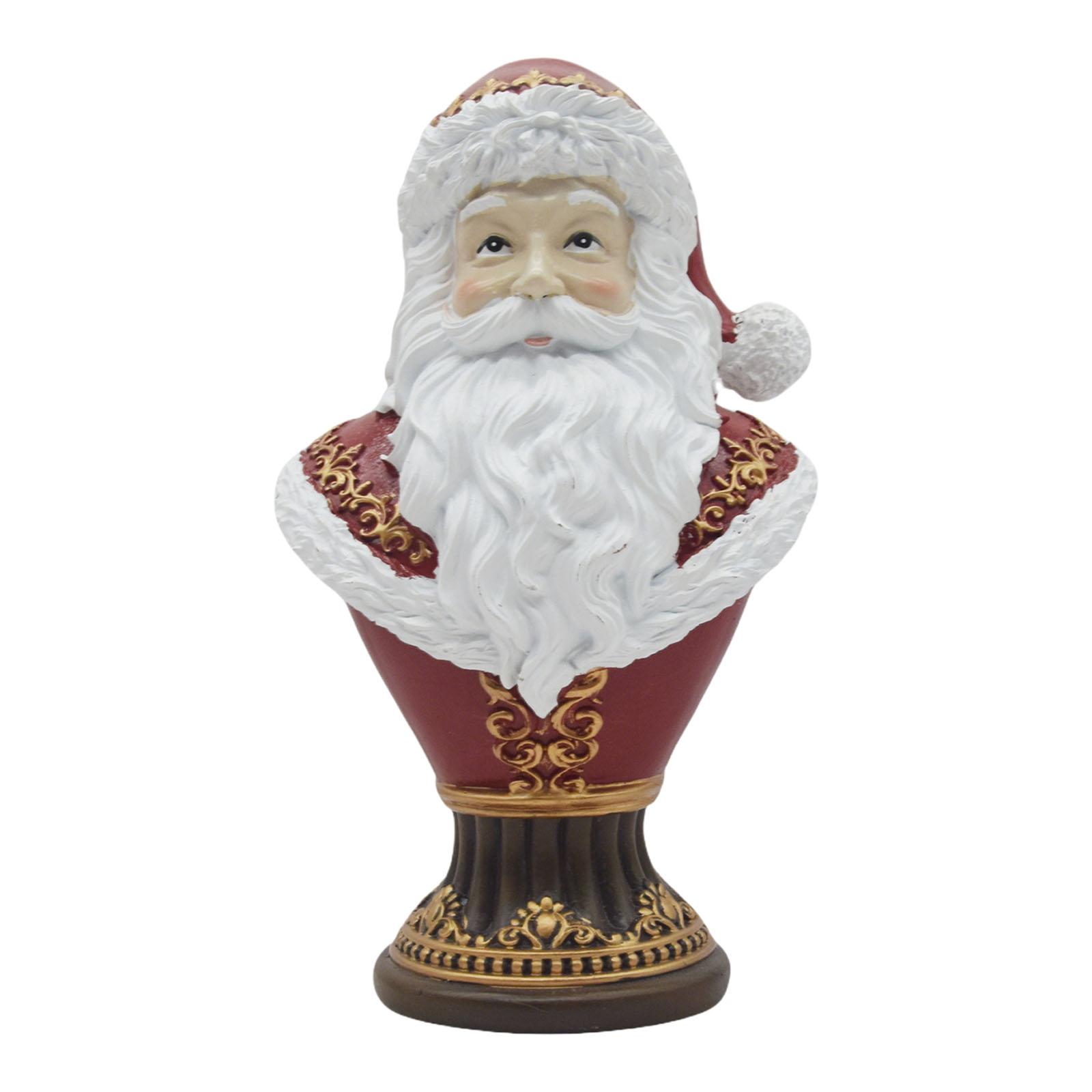 Bust Santa Claus Statue