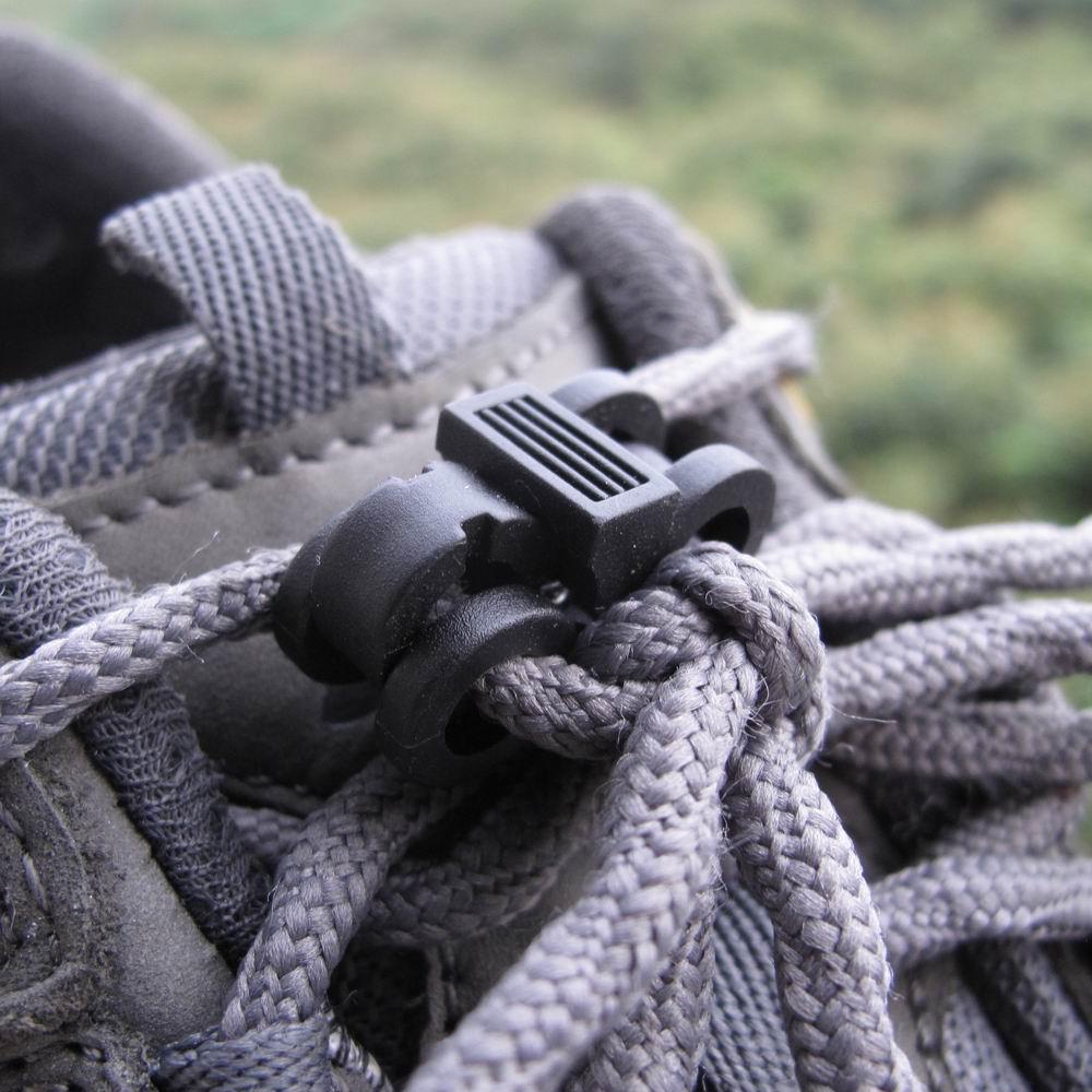 10Pcs Plastic Rapid Shoelaces Antiskid Buckle Outdoor Camping Equipment 