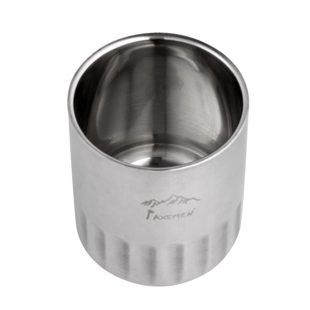 Doppelwandig Edelstahlbecher Campingtasse Reisebecher Outdoor Trinkbecher Neu