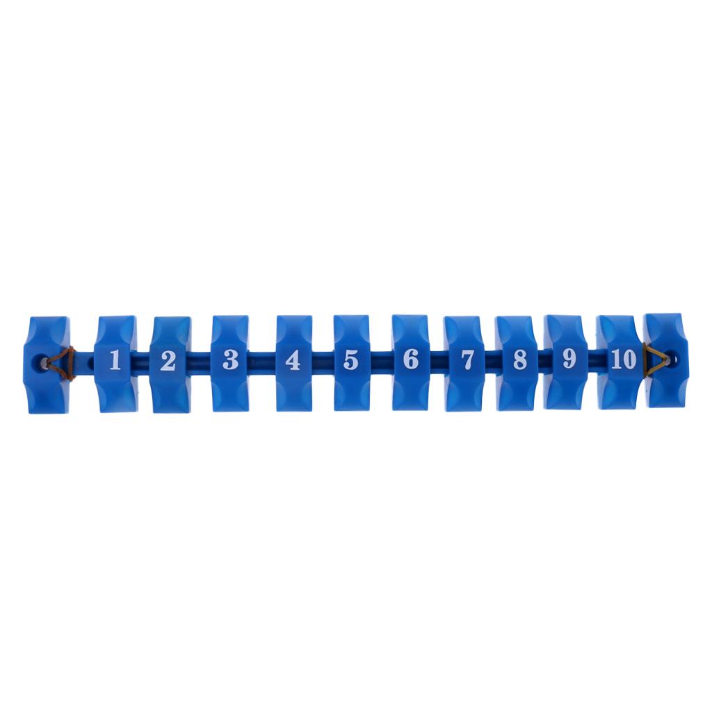 blau 2 Stück Zählleiste Zählwerk Torzähler Zähler für Kickertische rot 