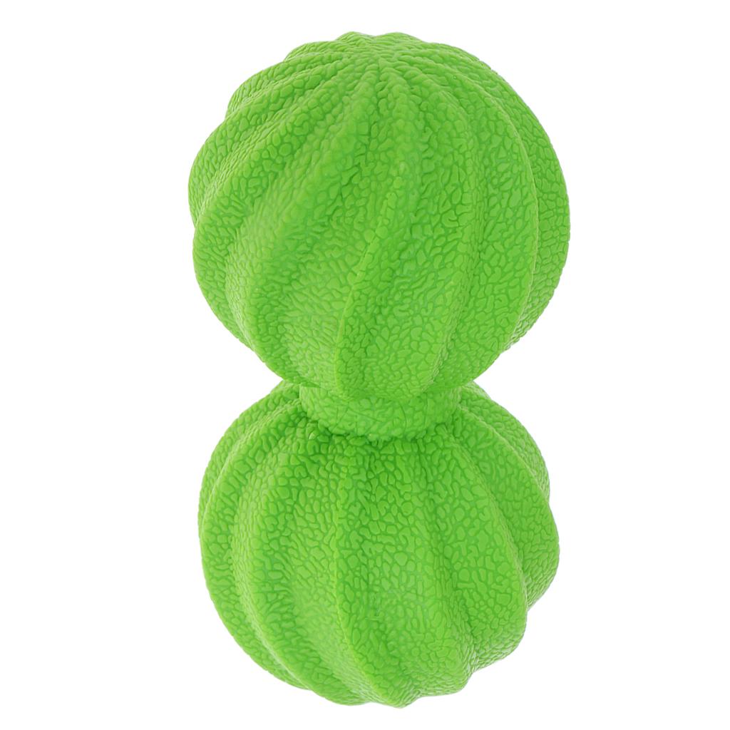 Peanut Massage Ball for Myofascial Release Deep Tissue Spiky Balls Green