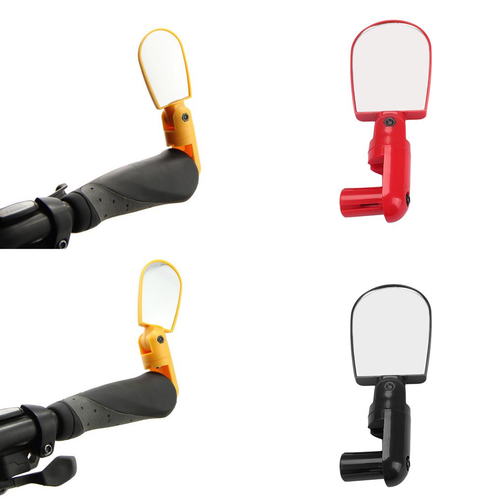 Flexible Handlebar Rearview Mirror for Bike MTB Bicycle Cycling Yellow