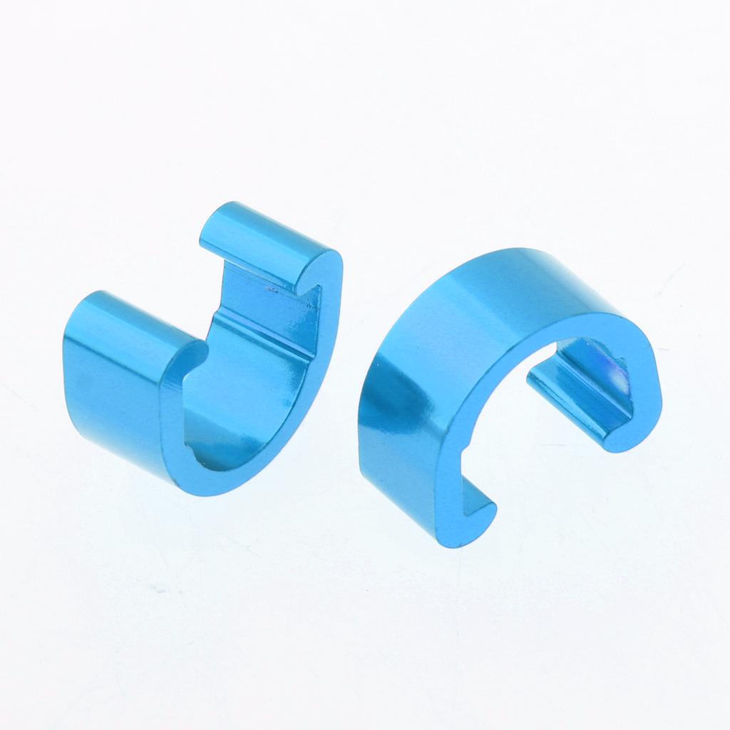 10Pcs Cycling Bike Cable C-Clips Buckles Housing Hose Guides Ties Blue