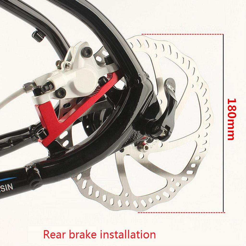 Bike Disc Brake Caliper Mount Adapter for Front Rear 160mm Rotor to