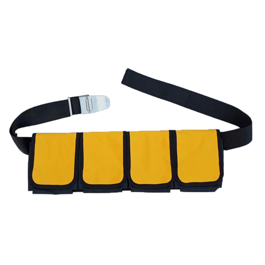 Heavy Duty Scuba Diving Pocket Weight Belts Waist Strap Gear 4 pocket