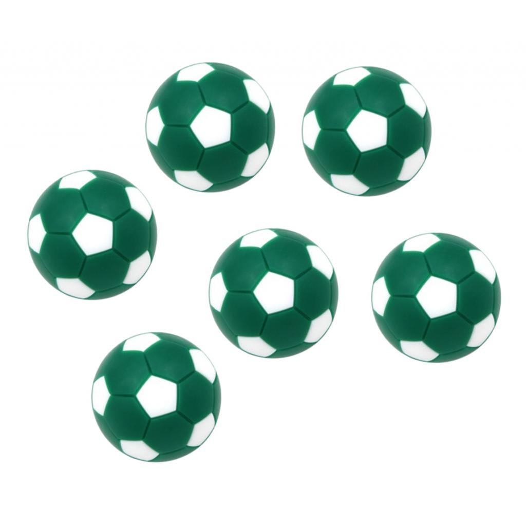 6pcs Tabletop Foosball Family Table Football Soccer Ball Game Accessories 