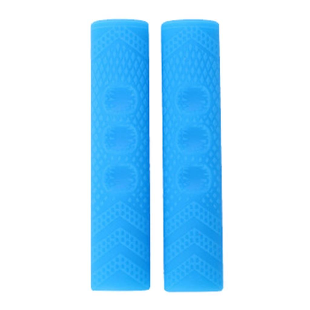 1 Pair Silicone Mountain Bicycle Brake Handle Sleeve Protector Covers Blue