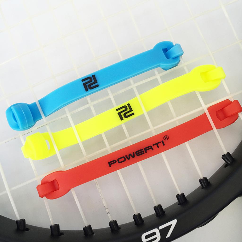 8x Tennis Squash Racket Vibration Dampener Shock Absorber Damper Red+Blue