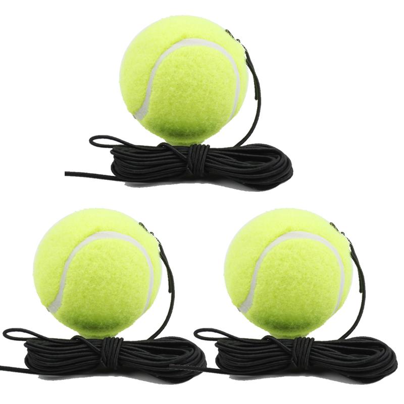 Tennis Trainer Tennis Practice Single Self-Study Training Tool with 3 Ball