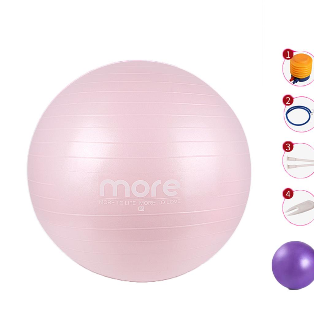 Yoga Fitness Ball Children Woman Training Ball  Balance Ball Purple55cm