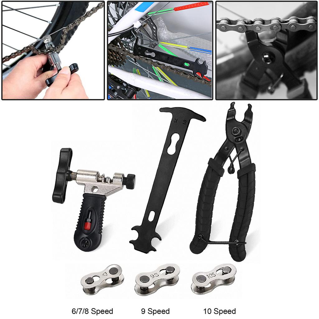 Bike Chain Repair Tools Pliers Chain Breaker Splitter Tool Kit