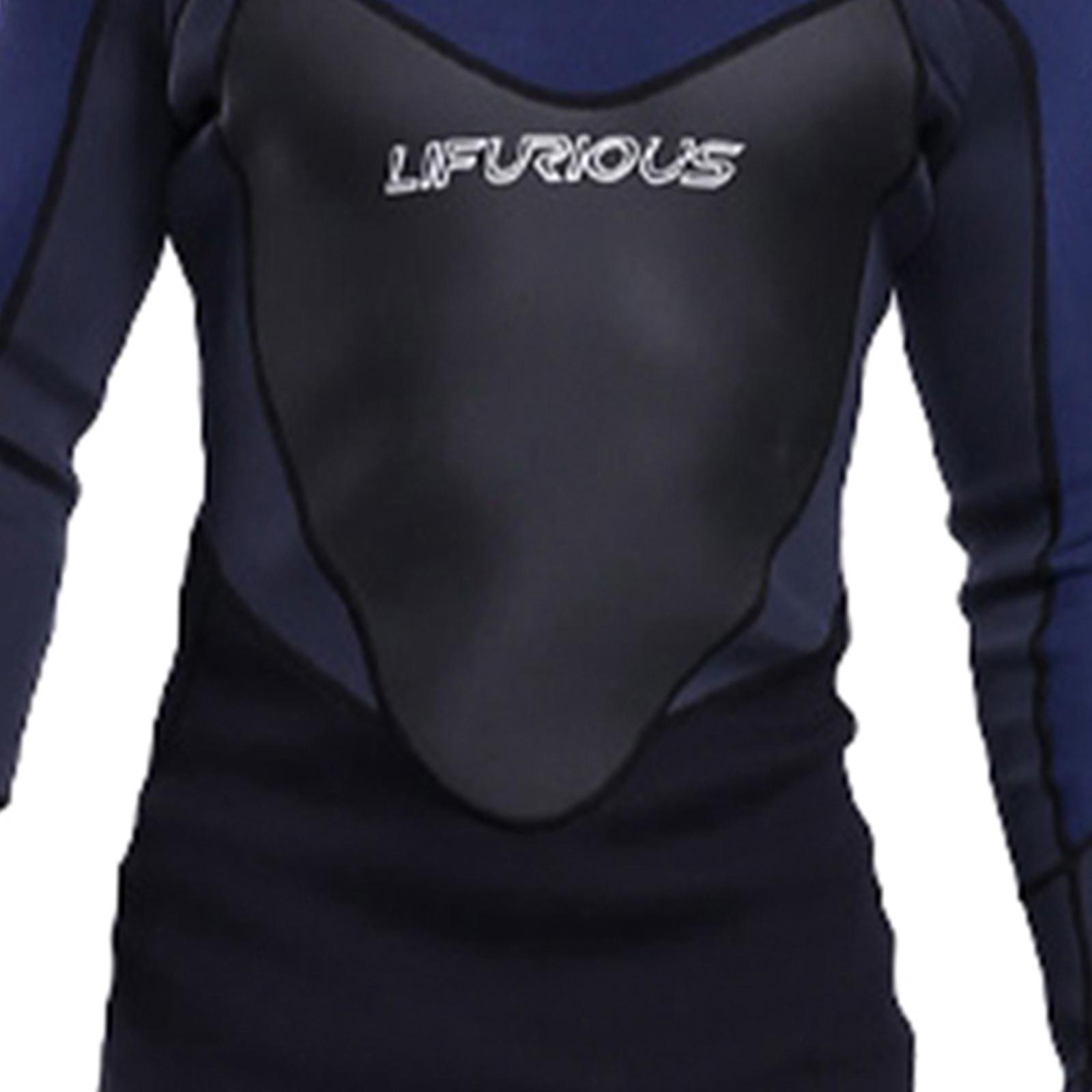 Neoprene Full Body Wetsuits Long Sleeve Surfing Swimming Diving Swimsuit S