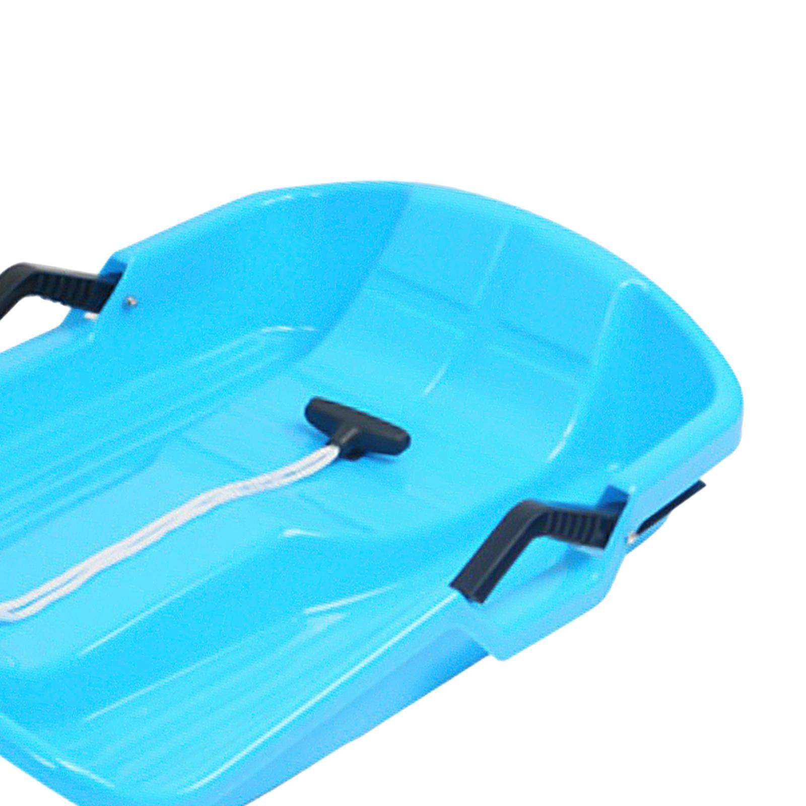 Durable Snow Sledge Toboggan Grass Sand Downhill Sliding Sledge Sleigh Blue