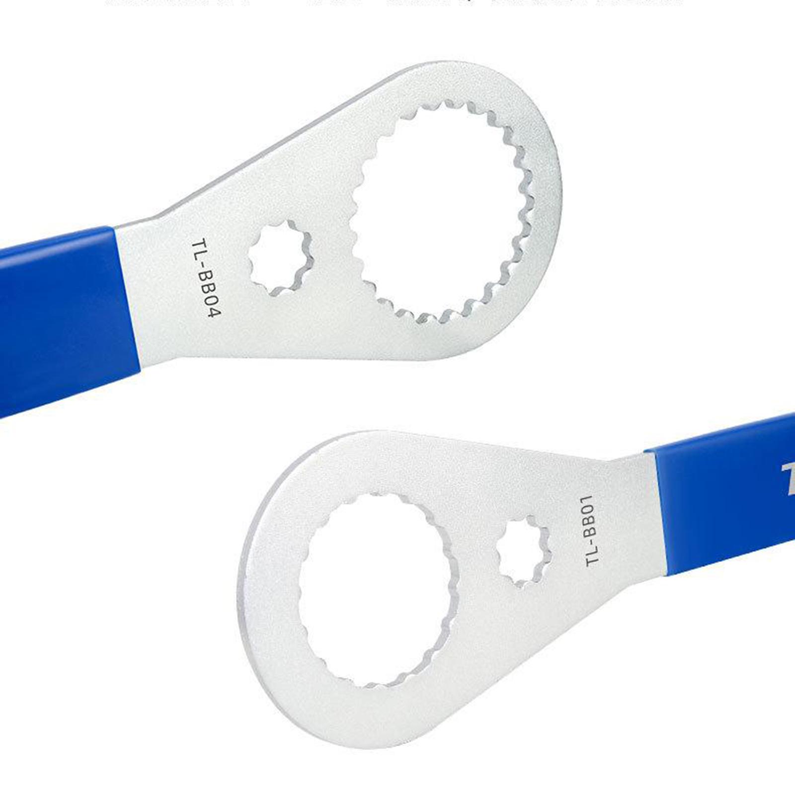 3xSolid Bike Bottom Bracket Wrench Alloy 16-Notch Removing Spanner TL-BB04