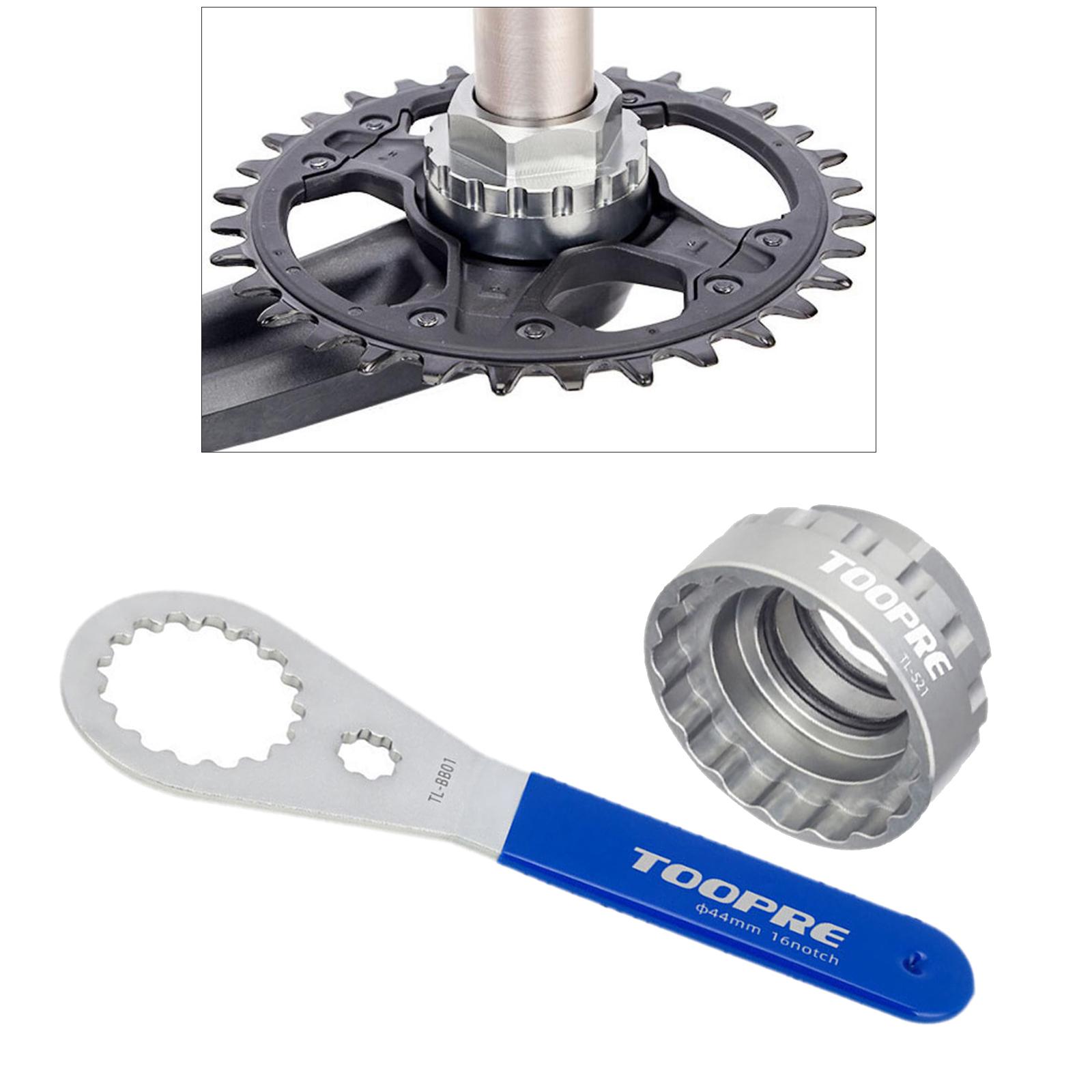 12S Chainring Lock Ring Bike Removal Installation Tool Steel + Wrench