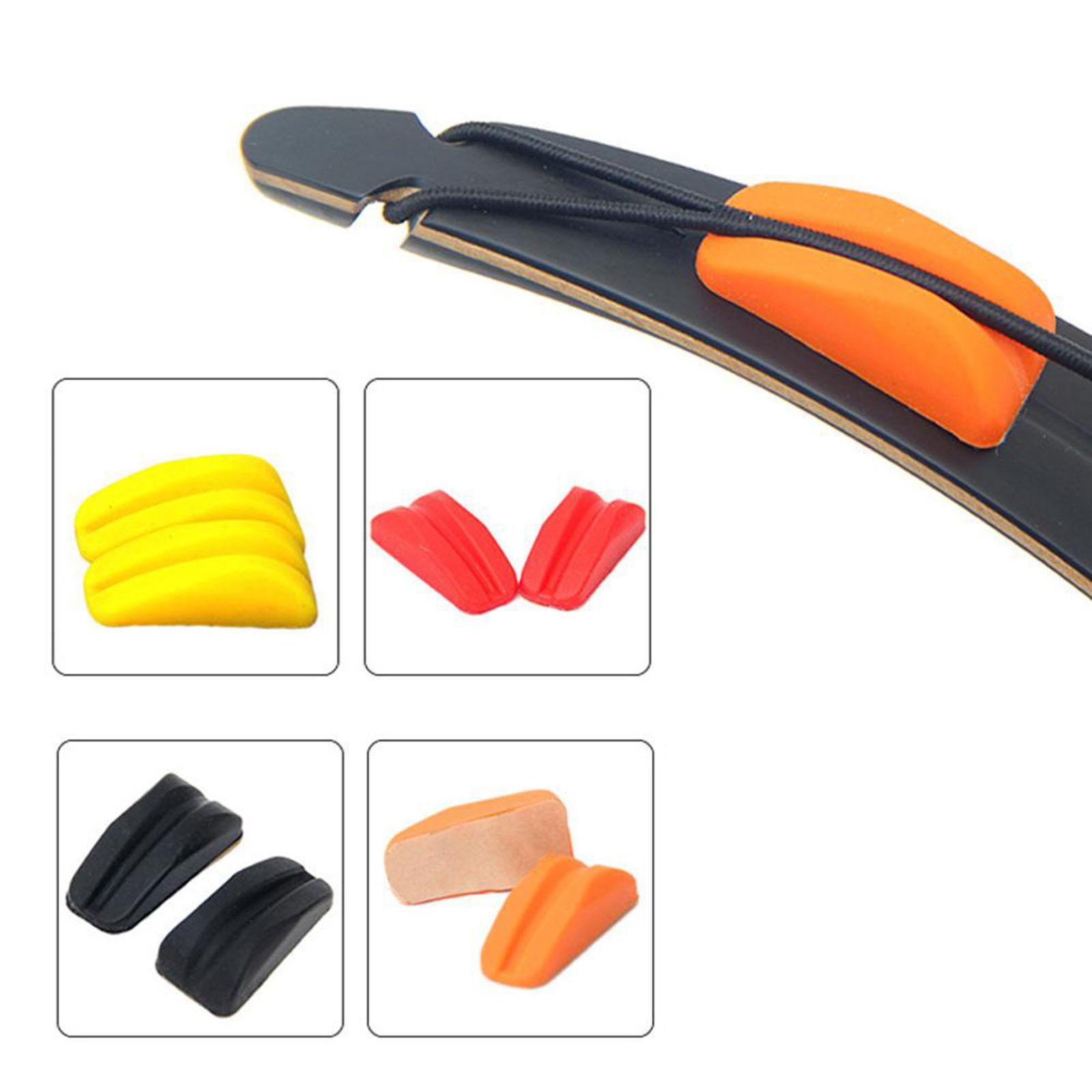 5xBow String Groove Silencers Glued Strip Archery Damping Bow  Red