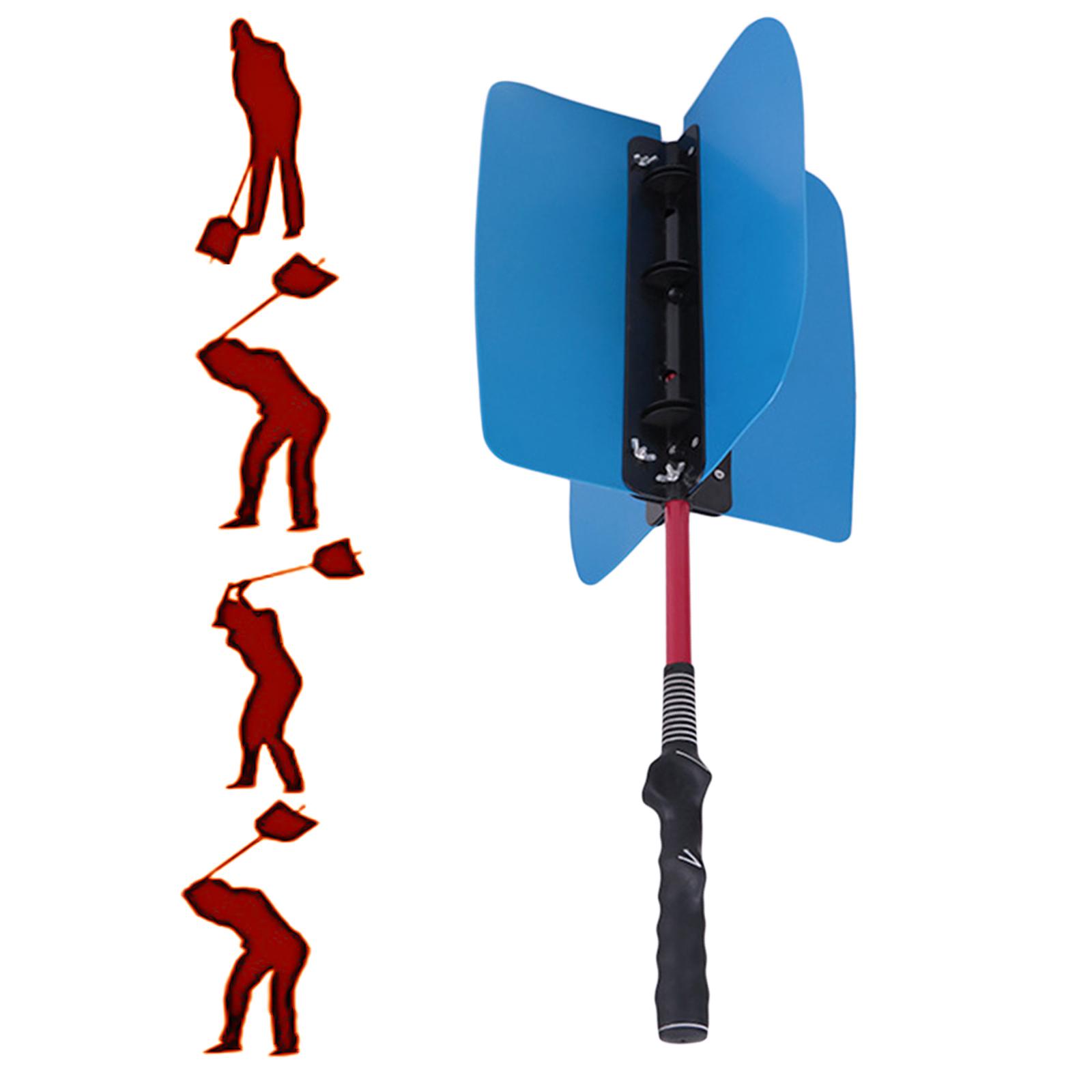 Golf Swing Fan Resistance Trainer Swing-Power Practice Aids Tools Blue