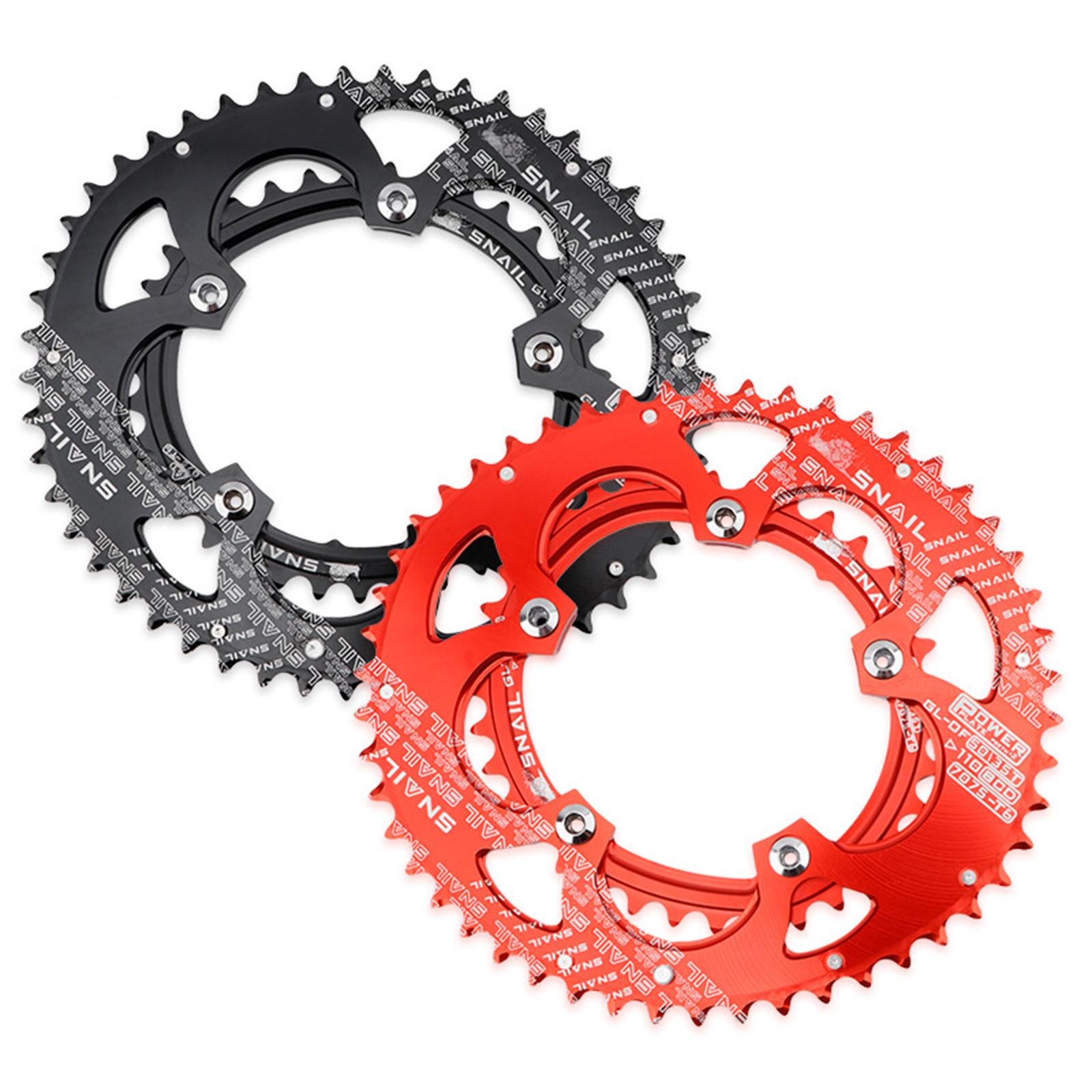 Bike Chainwheel 110BCD 9~11 Speeds Folding Road Bicycle Chainring Black