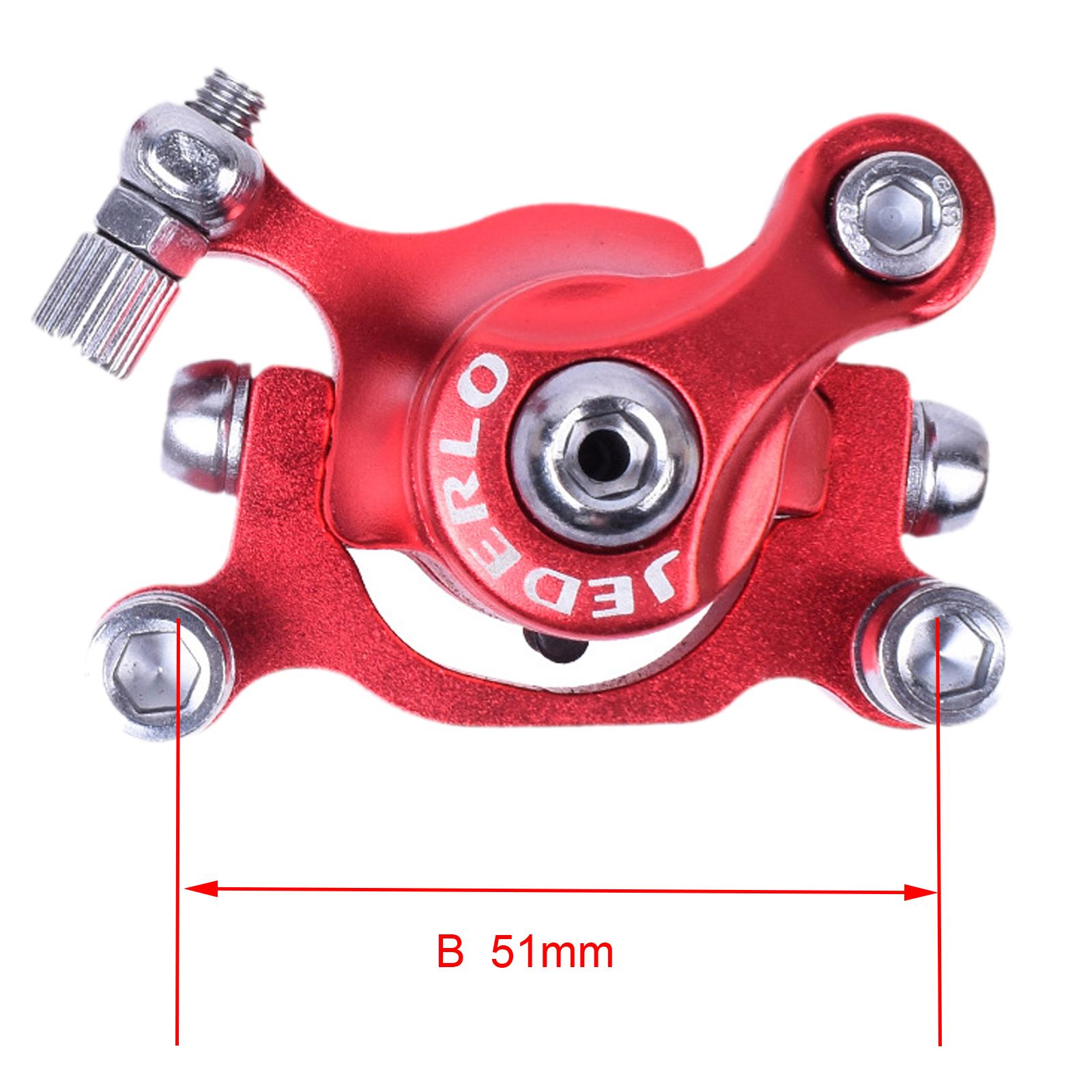 Aluminum Alloy Electric Scooter Disc Brake for Folding Bike Left Red